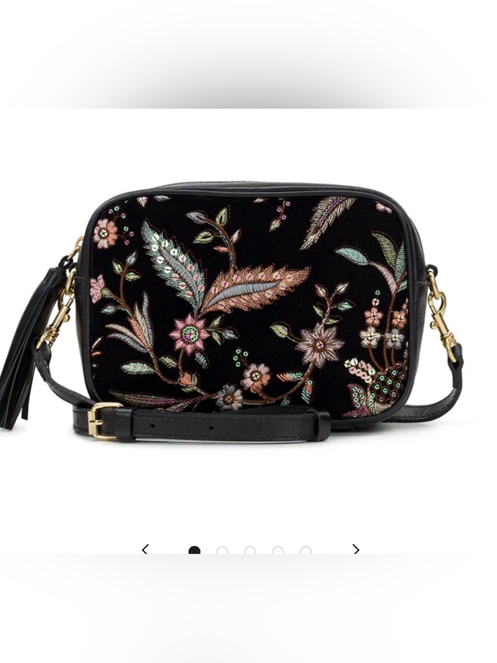 NWT‎ PATRICIA NASH JOSIE VELVET JACQUARD
CROSSBODY HANDBAG